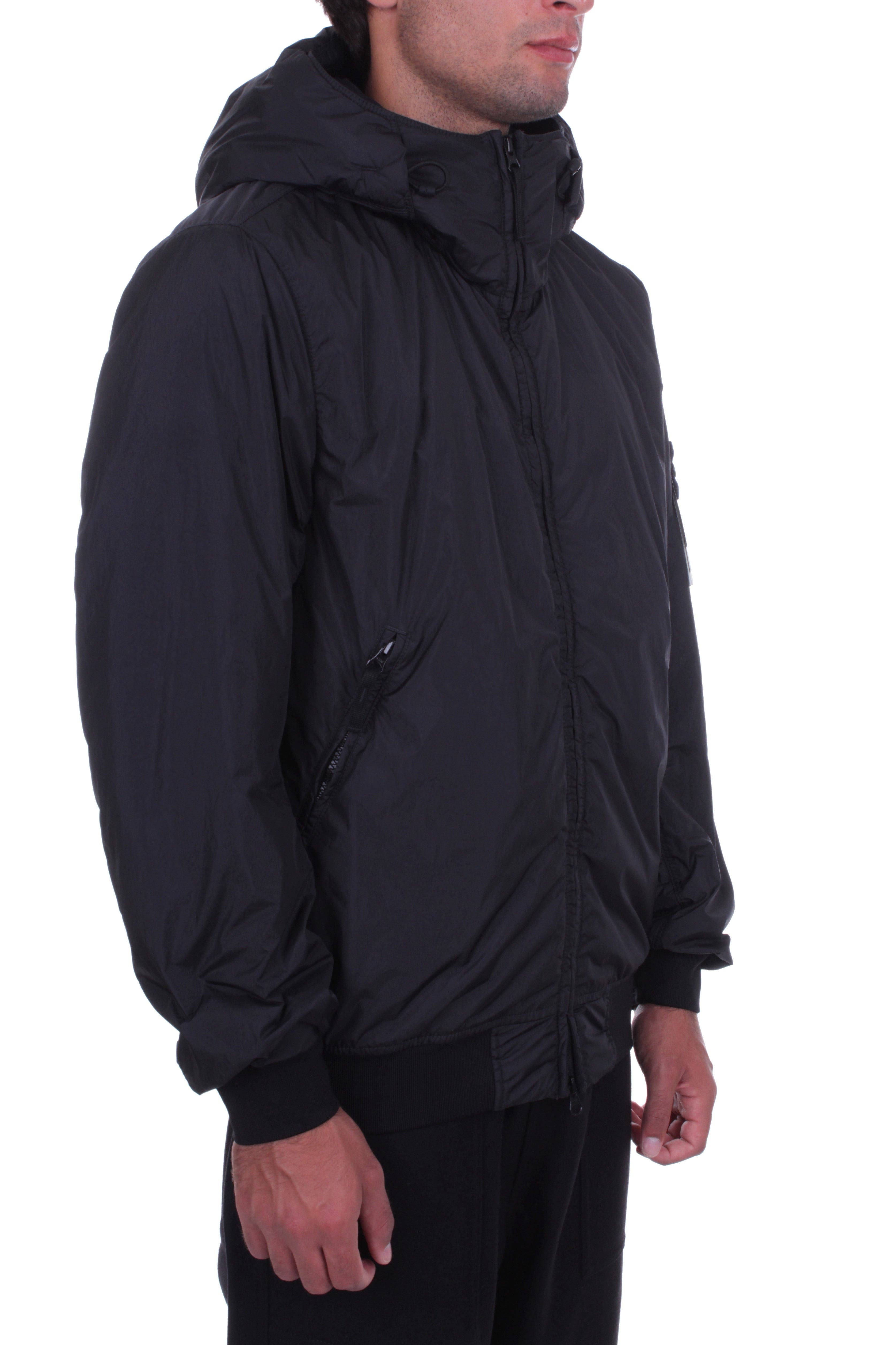 STONE ISLAND JACKET BLACK V0029 – Michi D'Amato