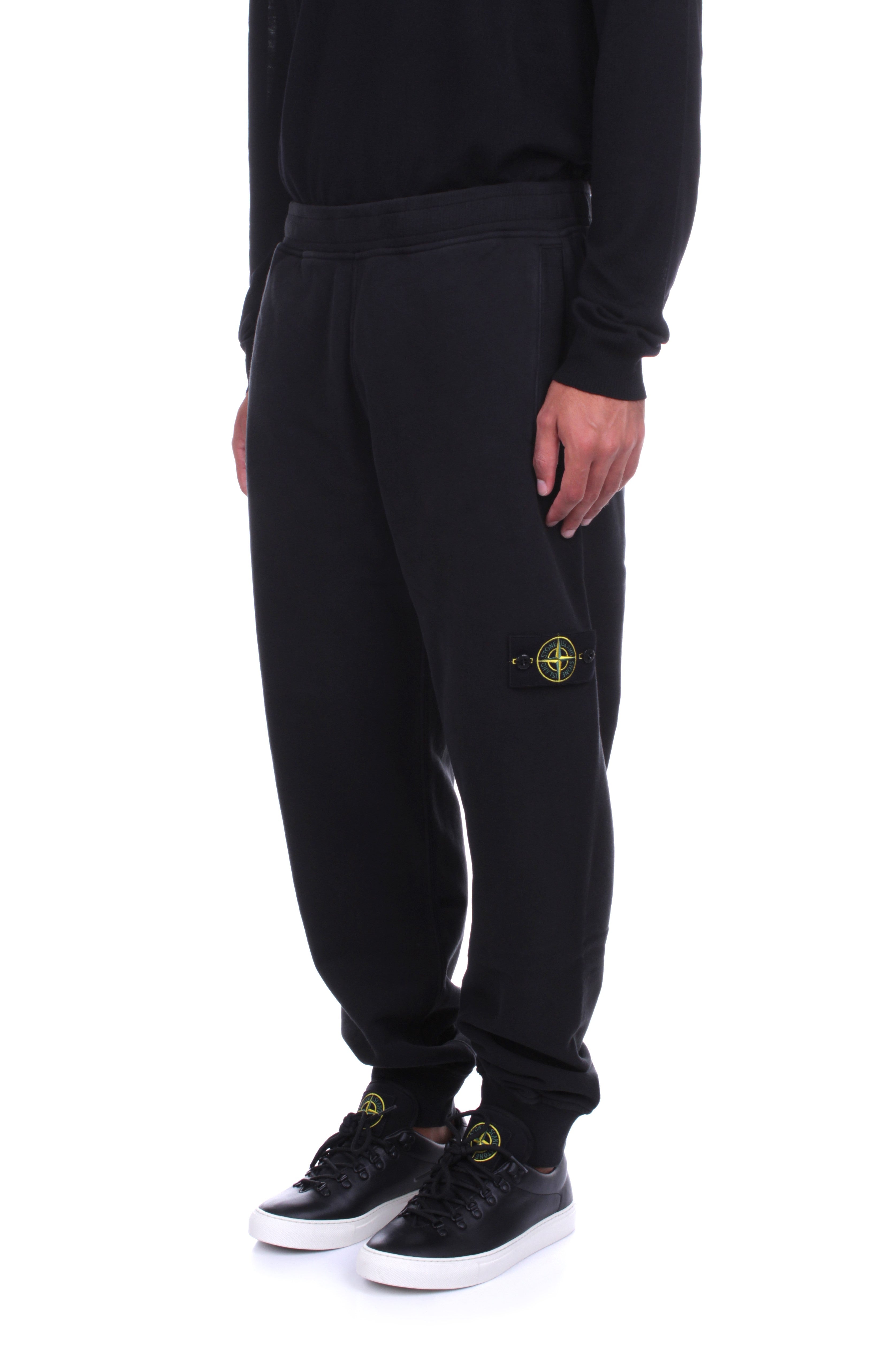 PANTALONI TUTA Nero Stone Island