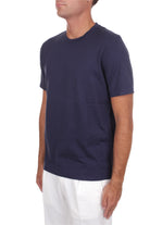 T-SHIRT Blu Fedeli Cashmere