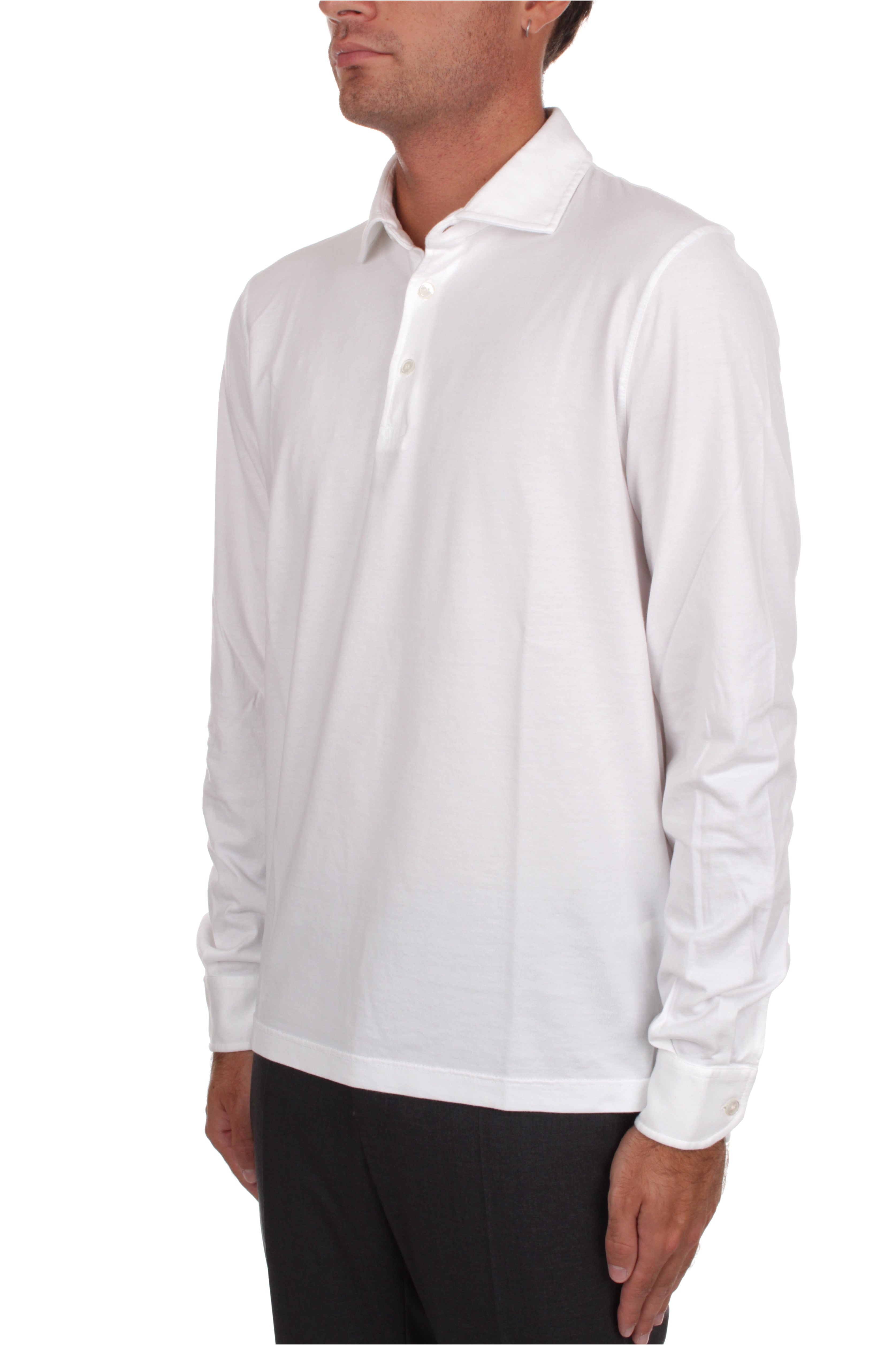 POLO Bianco Fedeli Cashmere