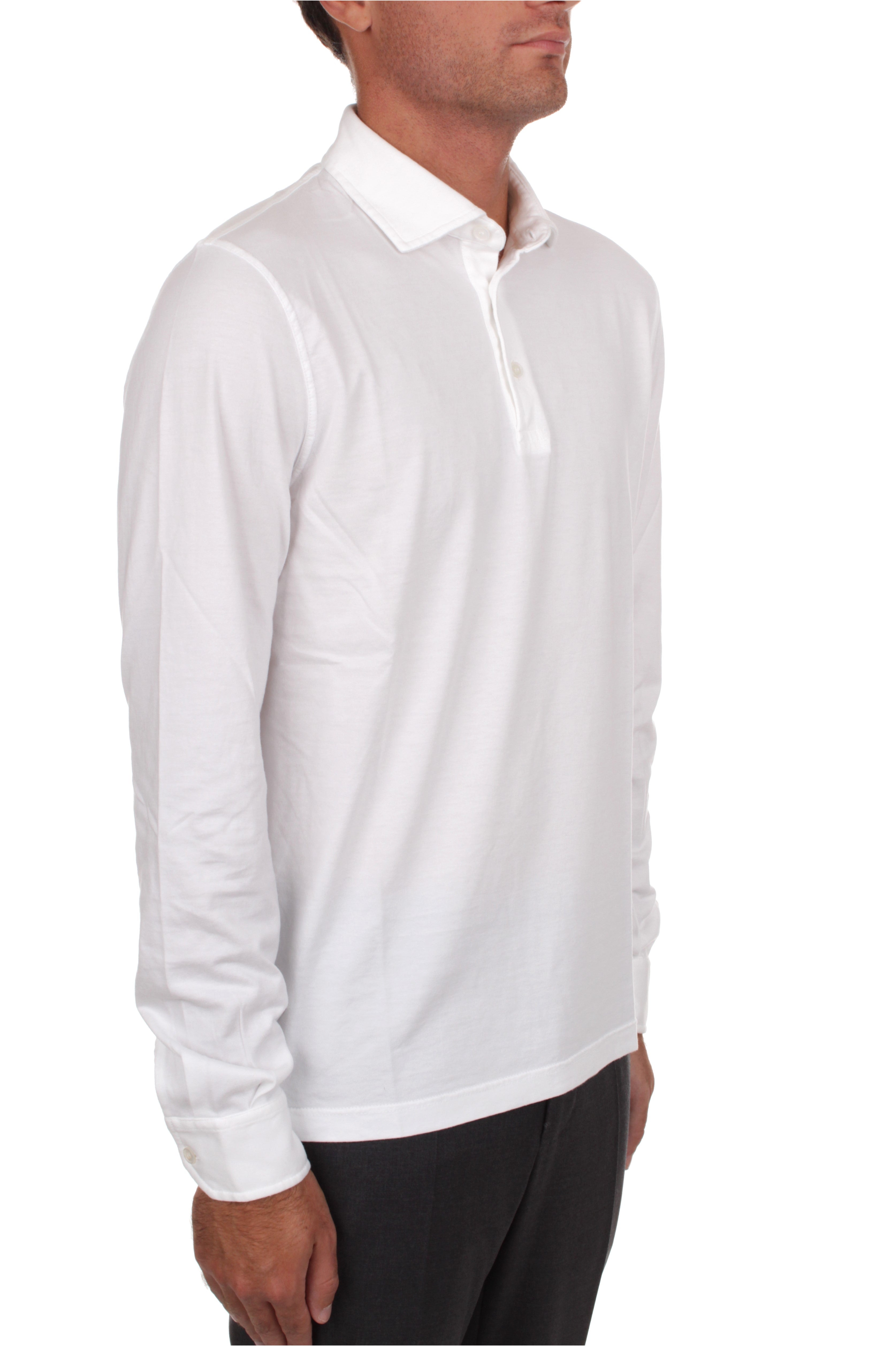 POLO Bianco Fedeli Cashmere