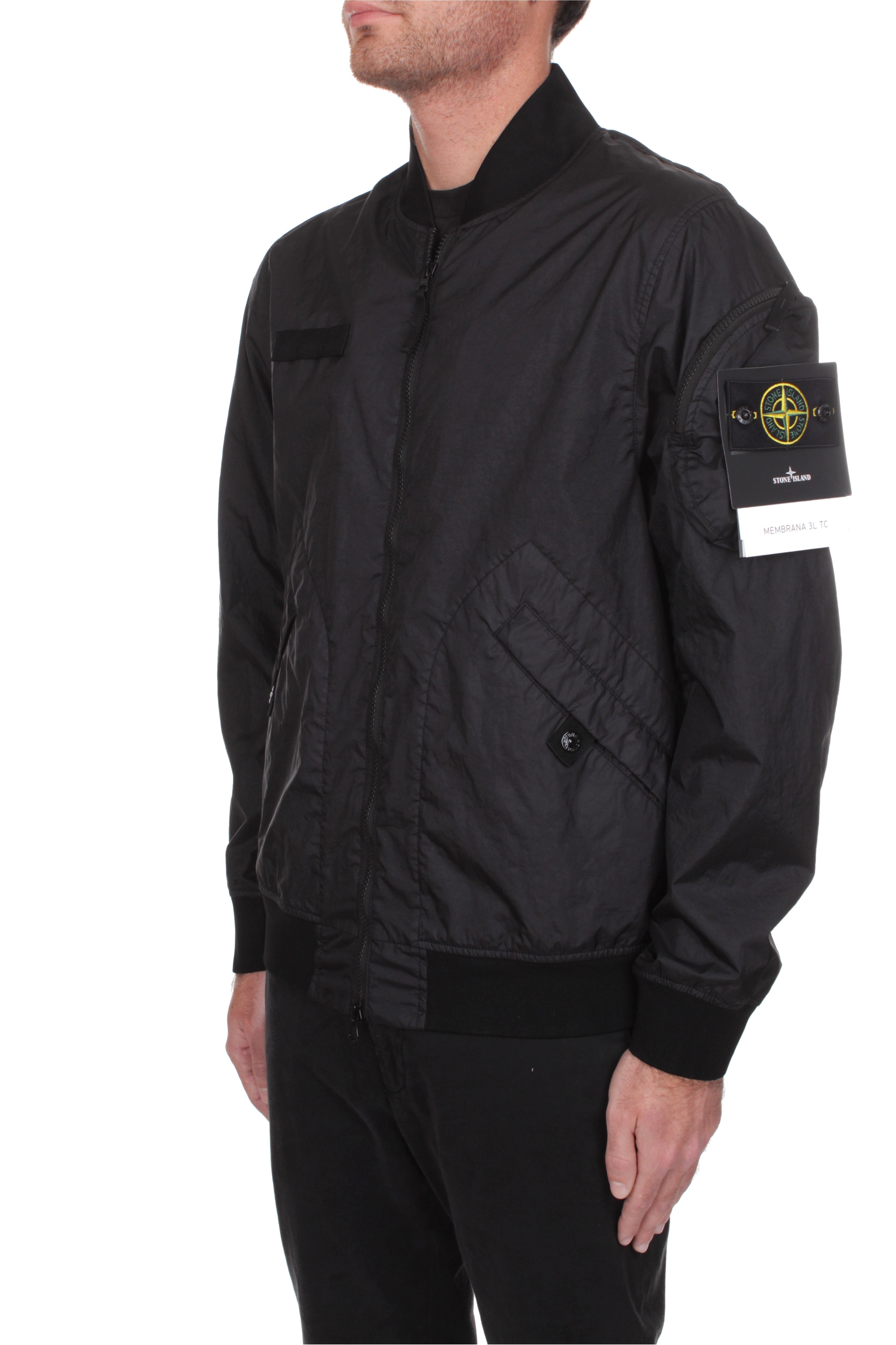 GIACCHE E GIUBBOTTI Nero Stone Island