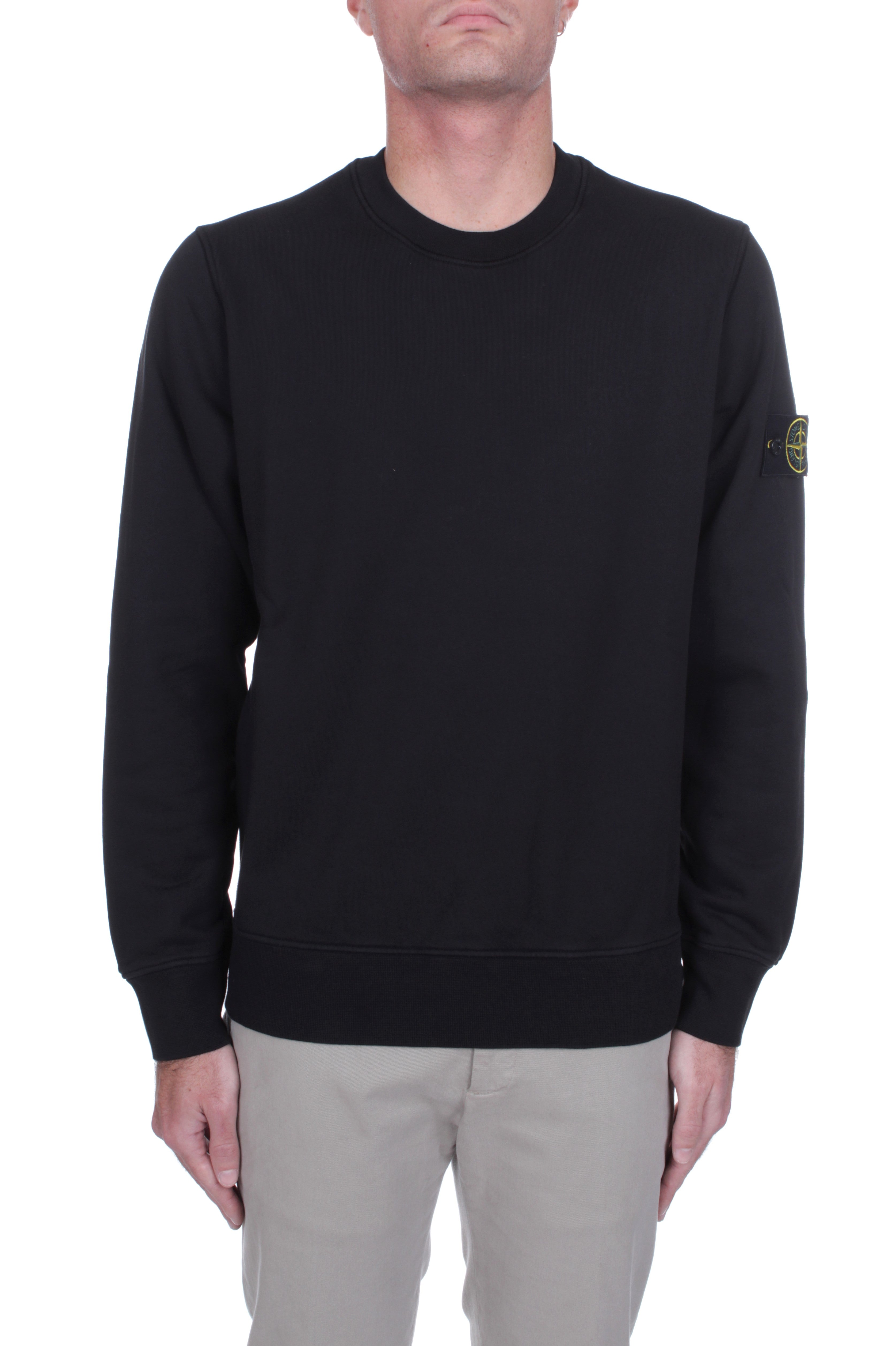 FELPE Nero Stone Island