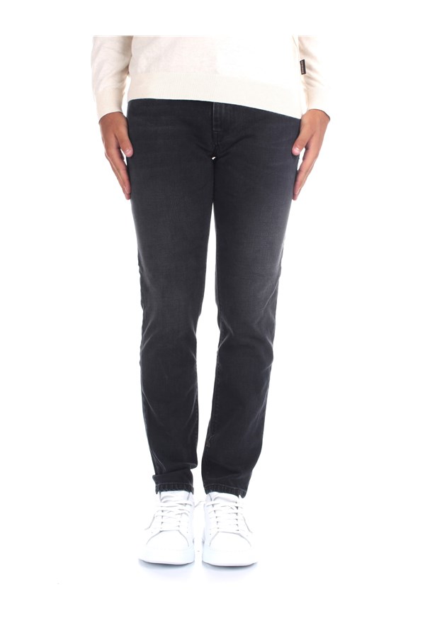 Re-hash Jeans Slim fit slim Man P01530 2D517 BLACK PQ 0 