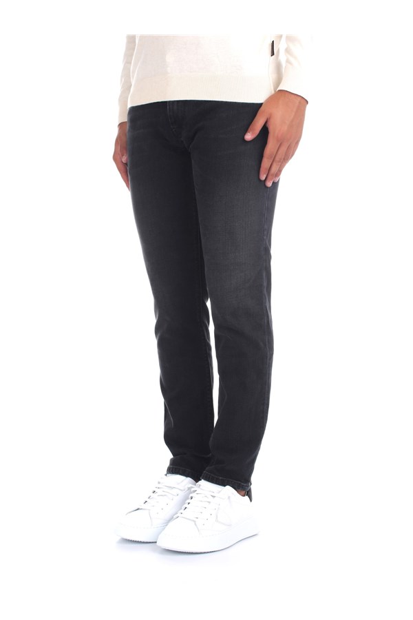 Re-hash Jeans Slim fit slim Man P01530 2D517 BLACK PQ 1 