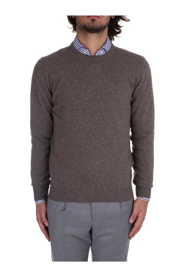 Fedeli Cashmere Knitwear Crewneck sweaters Man 6UI07001 BRUNO 0 