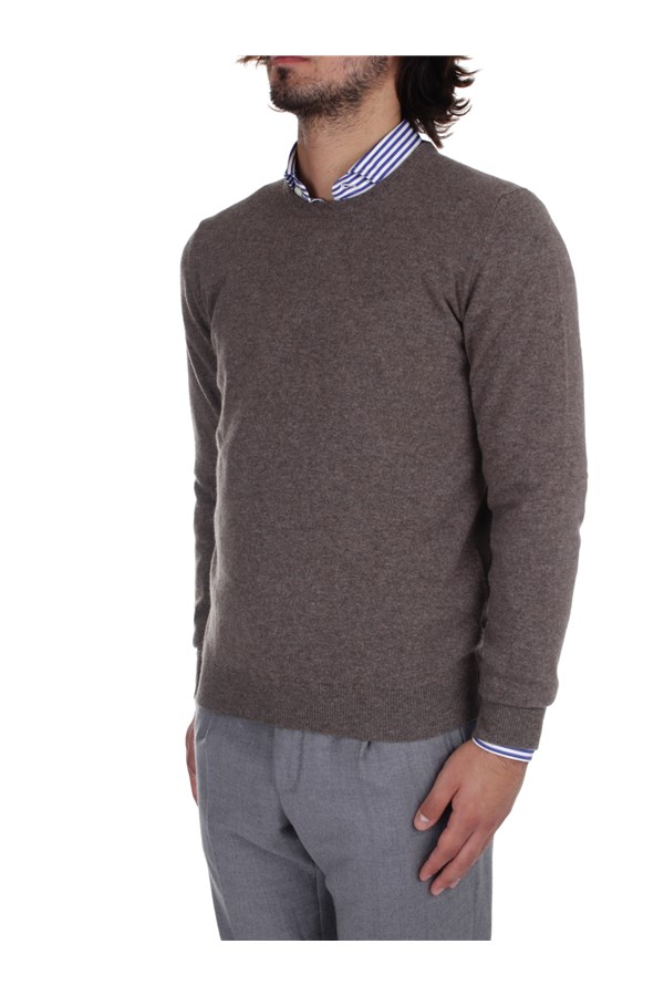 Fedeli Cashmere Knitwear Crewneck sweaters Man 6UI07001 BRUNO 1 