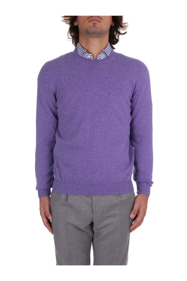 Fedeli Cashmere Knitwear Crewneck sweaters Man 6UI07001 ROSMARINO 0 