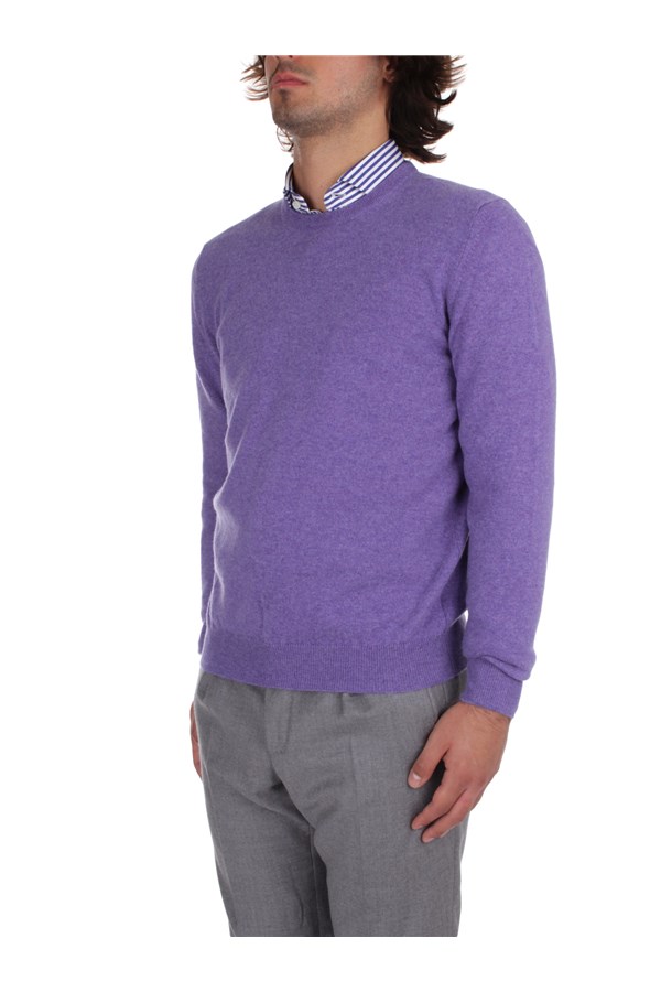 Fedeli Cashmere Knitwear Crewneck sweaters Man 6UI07001 ROSMARINO 1 