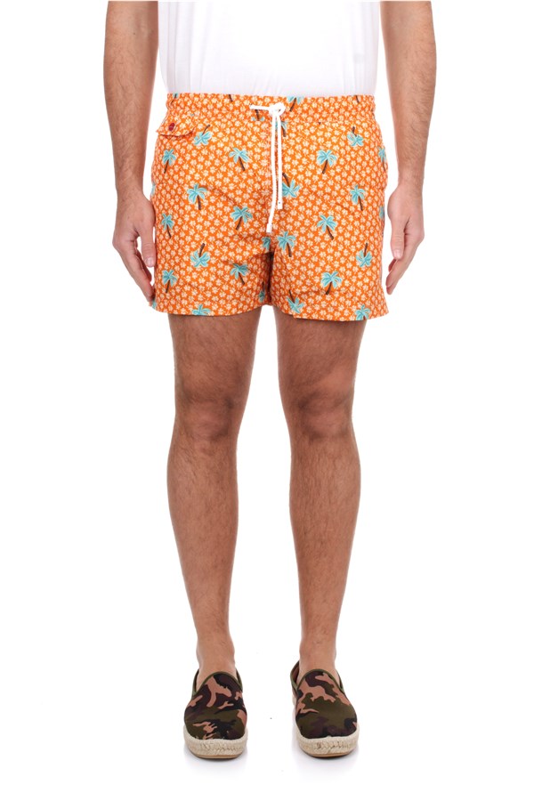 Kiton Swim shorts Orange