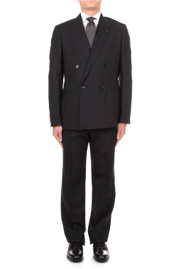 Lardini Suits Double-breasted blazers Man EQ7756E EQSK62402 999 0 